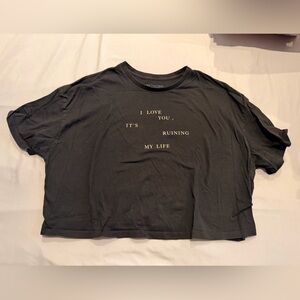 Taylor Swift TTPD Crop Top